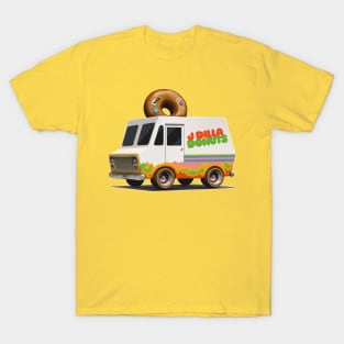 J Dilla Donuts Van T-Shirt